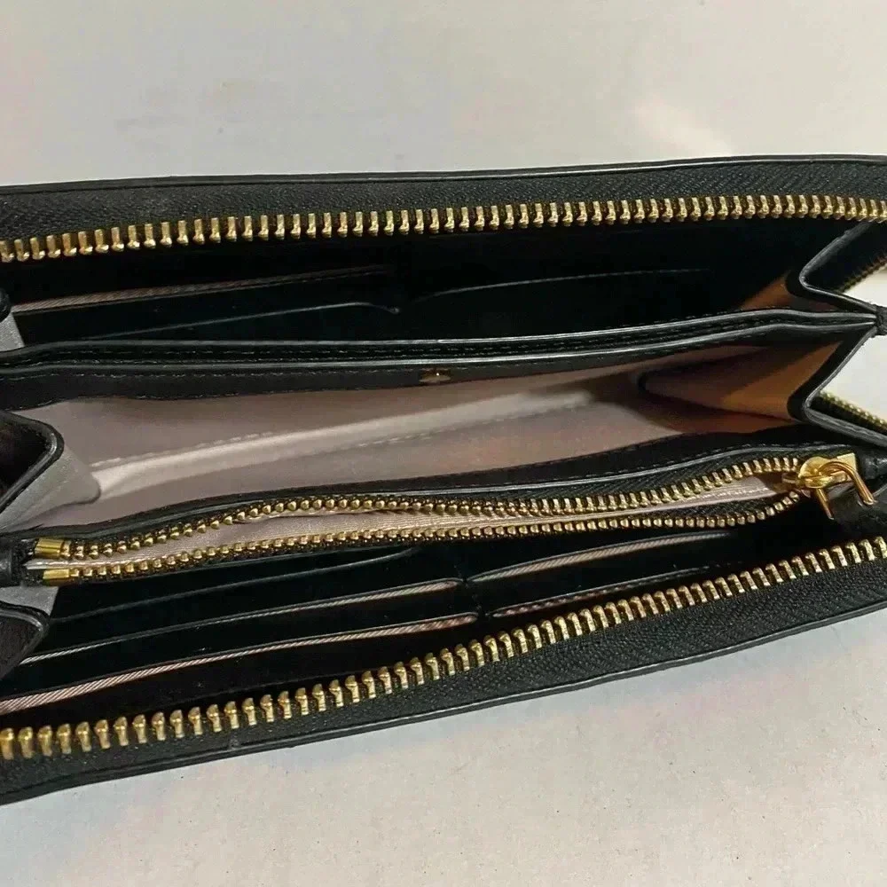 Kate spade black leather wallet